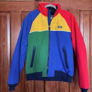 Rowing Blazers X Lands End: Colorblock Squall Jacket size M (brand new, un-worn)